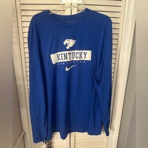 The Nike Tee mens xxl university of Kentucky UK Wildcats dri fit shirt